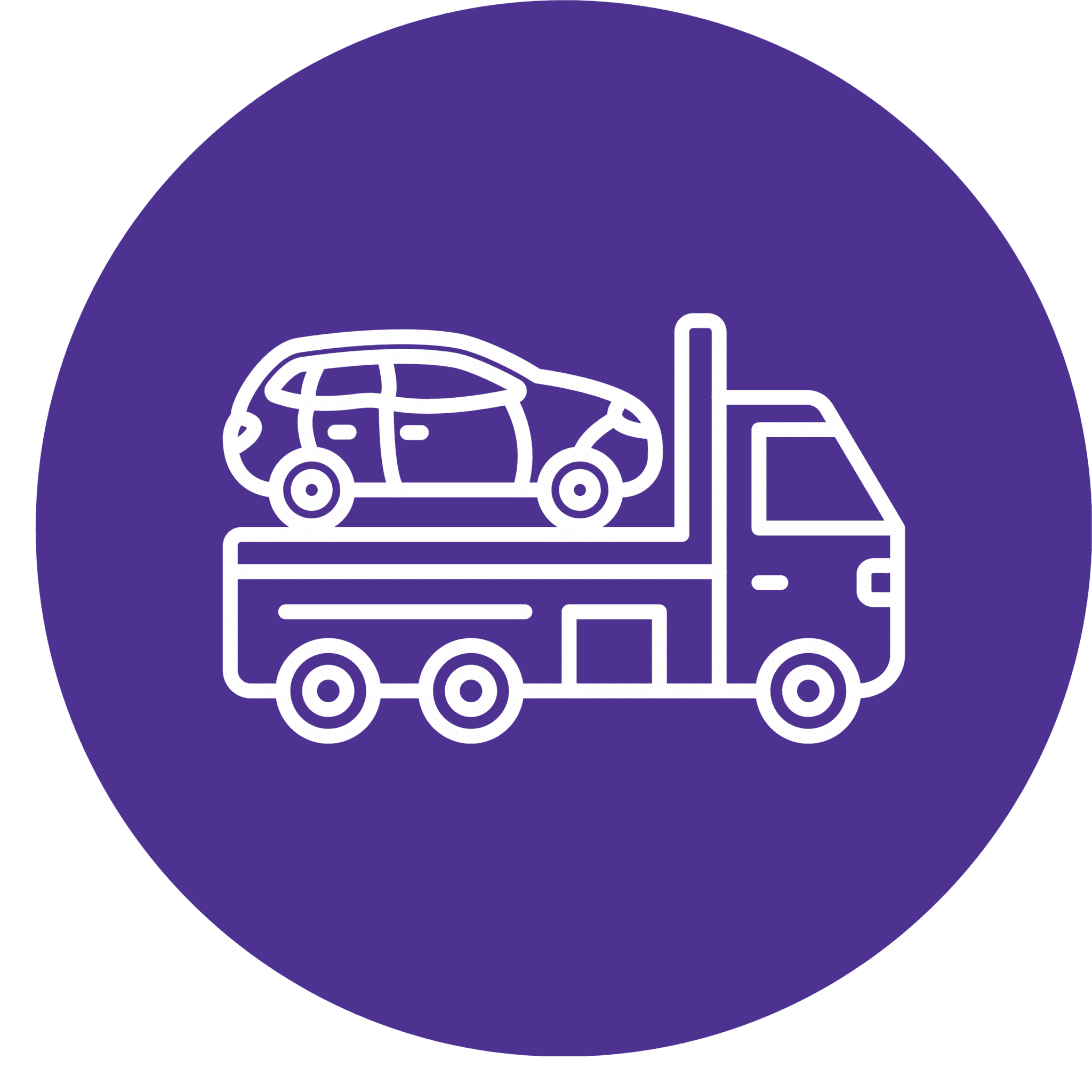 Remorqueuse de Recup-Occaz enlève une voiture pour rachat